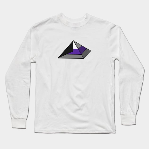 Pyramid Pride Long Sleeve T-Shirt by traditionation